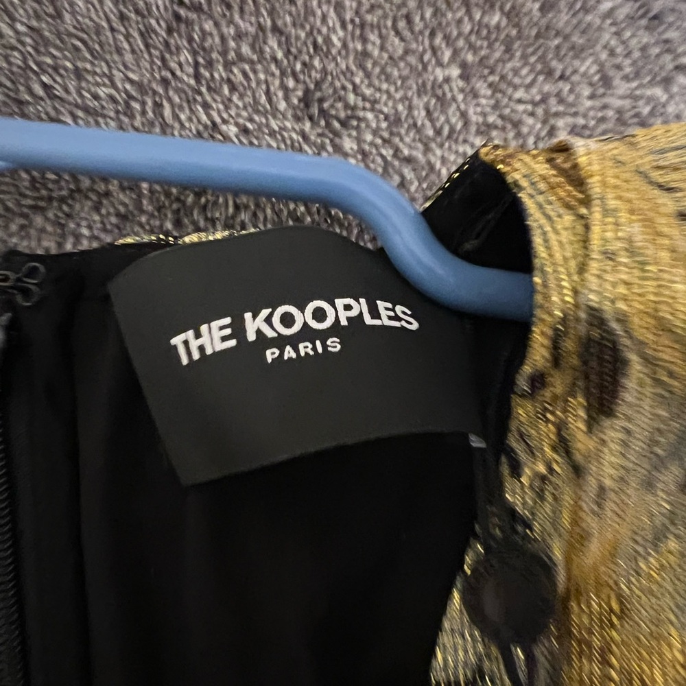 The Kooples Yellow Floral Long Sleeve Dress - Picture 4 of 5